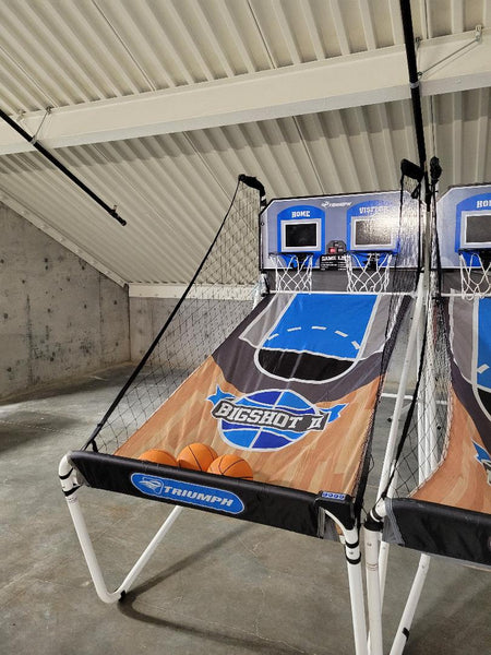 Electronic Double Hoop Basketball